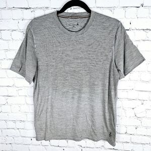 SMARTWOOL | merino wool micro-striped short sleeve crewneck t-shirt top